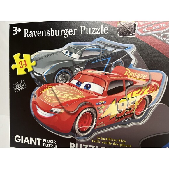 Ravensburger Disney Lightening McQueen Jackson Storm Cars 24 pieces floor puzzle - Picture 5 of 7